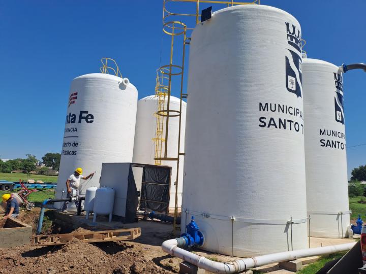 Continúan los avances en la Nueva Cisterna Luján Oeste