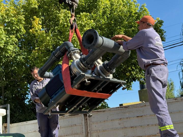 Cisterna Luján Oeste: comenzará funcionar en breve la planta de tratamiento incluida en la obra