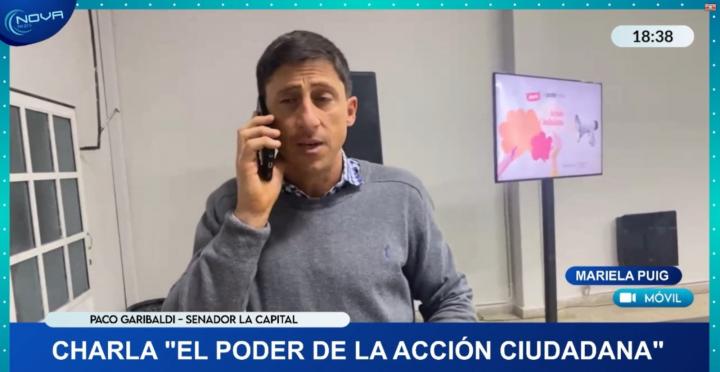 Garibaldi encabezó en nuestra ciudad una charla para promover la participación ciudadana