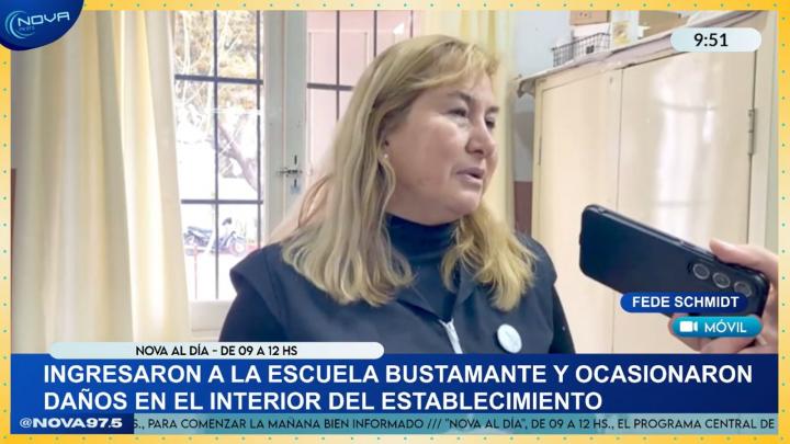 Robo en la escuela Bustamante: entraron al comedor, rompieron vidrios y se llevaron cubiertos y alimentos