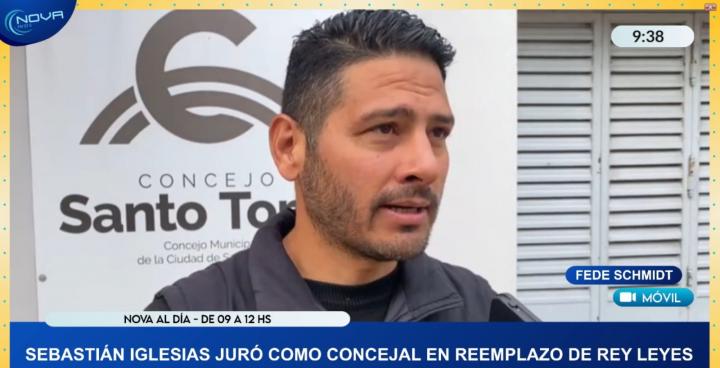 Sebastián Iglesias asumió como concejal de Santo Tomé: “Las puertas van a estar abiertas para que el ciudadano pueda venir”