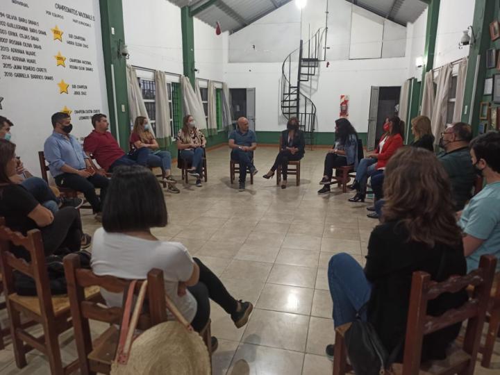 Reunión de referentes del Frente Progresista de Santo Tomé