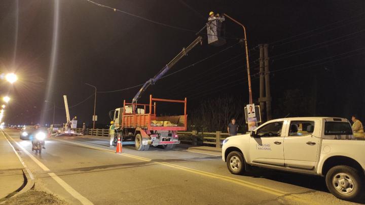 Vialidad Nacional realizará trabajos nocturnos en el Puente Carretero