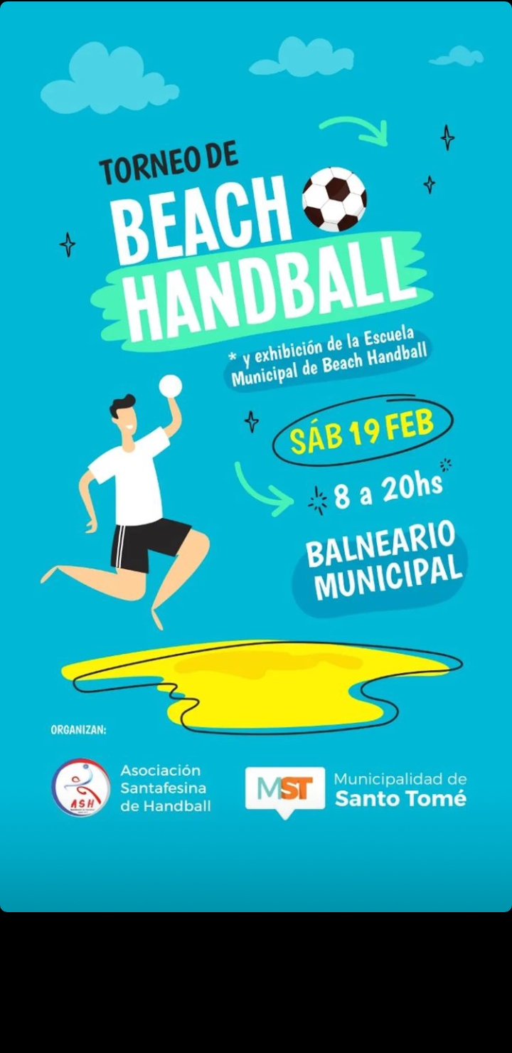 Torneo de beach handball 