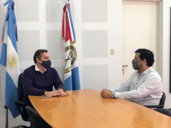Alvizo se reunió con el Ministro de Desarrollo social, Danilo Capitani