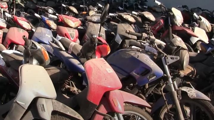 La Municipalidad compactará 118 motovehículos y 18 automóviles retenidos por estar en infracción