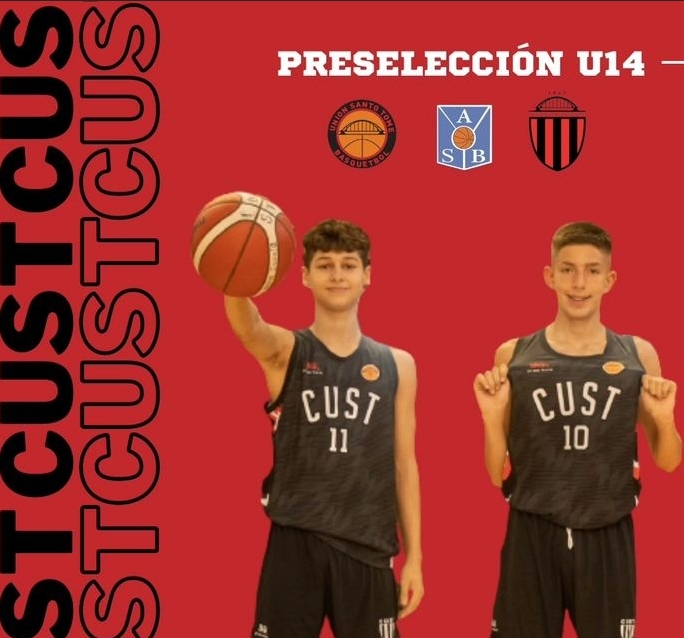 Basquet: Dos jugadores de Unión Santo tomé convocados  a la Preselección de la Asociación Santafesina de Basquet U14
