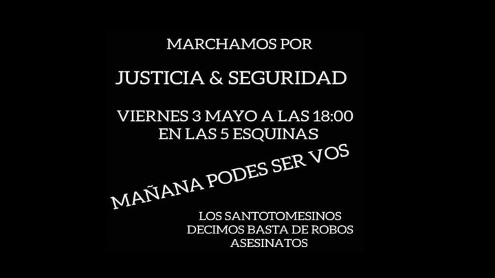 Hoy se realizará una concentración pidiendo mayor seguridad a las autoridades municipales y provinciales