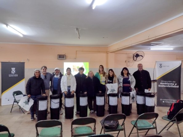 Culminó el ciclo de Talleres de Compostaje organizado por la Municipalidad de Santo Tomé