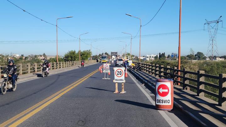 Por trabajos en el puente carretero, este jueves habrá restricciones de circulación 