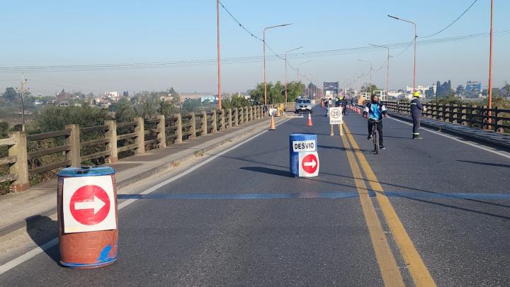 Hoy también hay restricciones de tránsito sobre el Puente Carretero