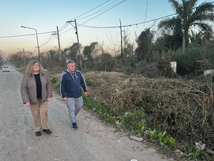 Alejandra Chena solicitó al Municipio que se ponga en marcha un plan de mejoras para el barrio 12 de Septiembre