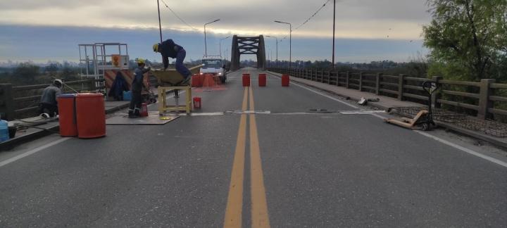 Vialidad Nacional informó que las tareas de reparación del Puente Carretero finalizarán el 23 de octubre