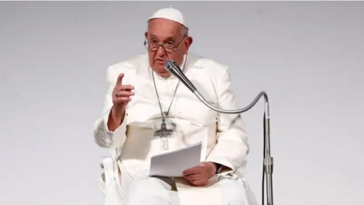 El papa criticó la represión del gobierno de Milei