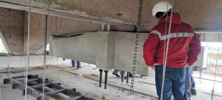 Reparación del Puente Carretero: los trabajos avanzan con la colocación de nuevas ménsulas 