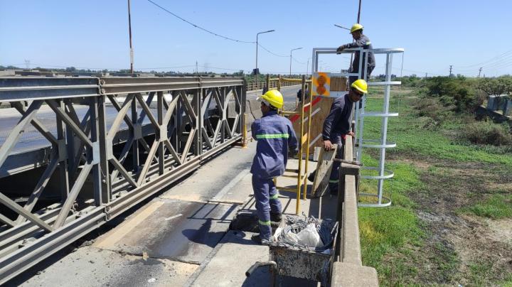 Se restableció la circulación para vehículos autorizados en el Puente Carretero