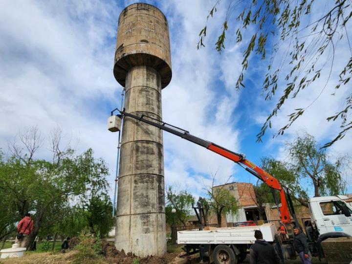 Finalizaron los trabajos de refuncionalización en el Tanque Adelina Centro- Oeste