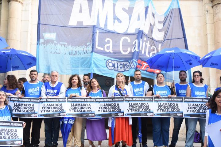 Nueva jornada de protesta de la docencia pública santafesina