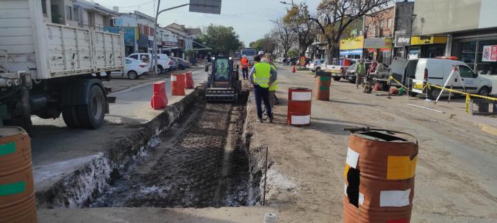Este viernes finaliza la reparación de la avenida 7 de Marzo entre Hipólito Yrigoyen y Centenario
