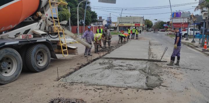 Vialidad Nacional finalizó las tareas en Av. 7 de Marzo