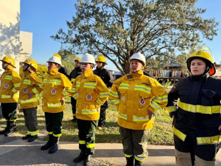 Se inauguró el cuartel de bomberos voluntarios de Santo Tomé