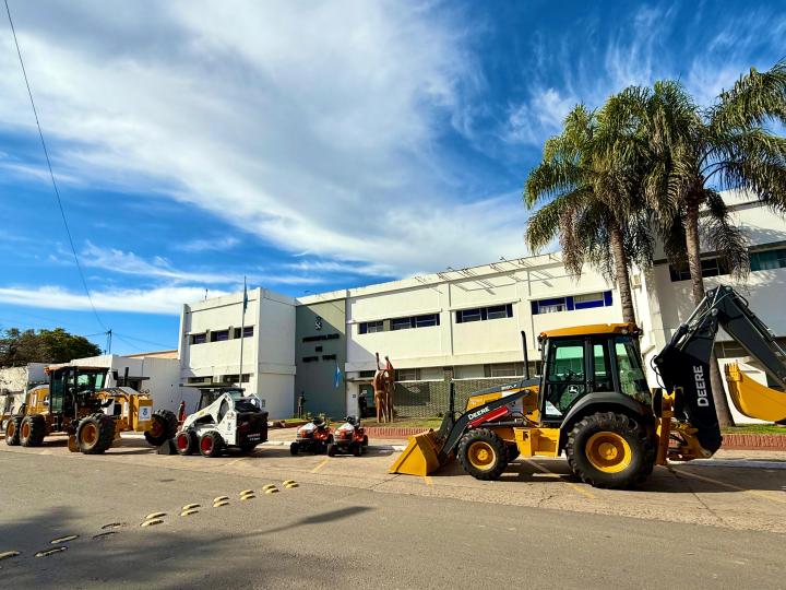Tres nuevos equipos se suman al parque automotor de la Municipalidad