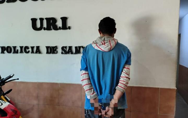 El detenido quiso robar en un local comercial