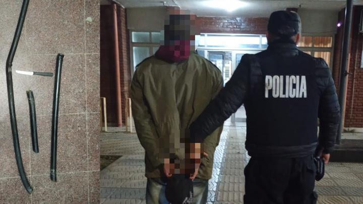 Un hombre fue detenido por el robo de cables