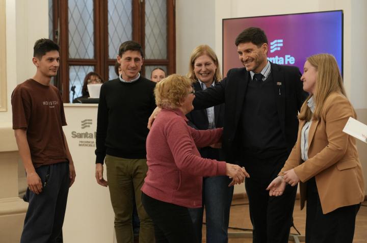 El acto se realizó en casa de gobierno